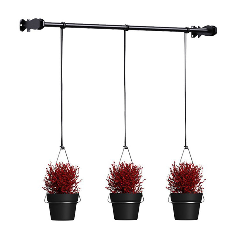 001- ZJ-YXH001 Set of 3 Hanging Flower Pot Wall-Mounted Gardening Plant Hangers with Extendable Rod 001- ZJ-YXH001 Set of 3 Hanging Flower Pot Wall-Mounted Gardening Plant Hangers with Extendable Rod